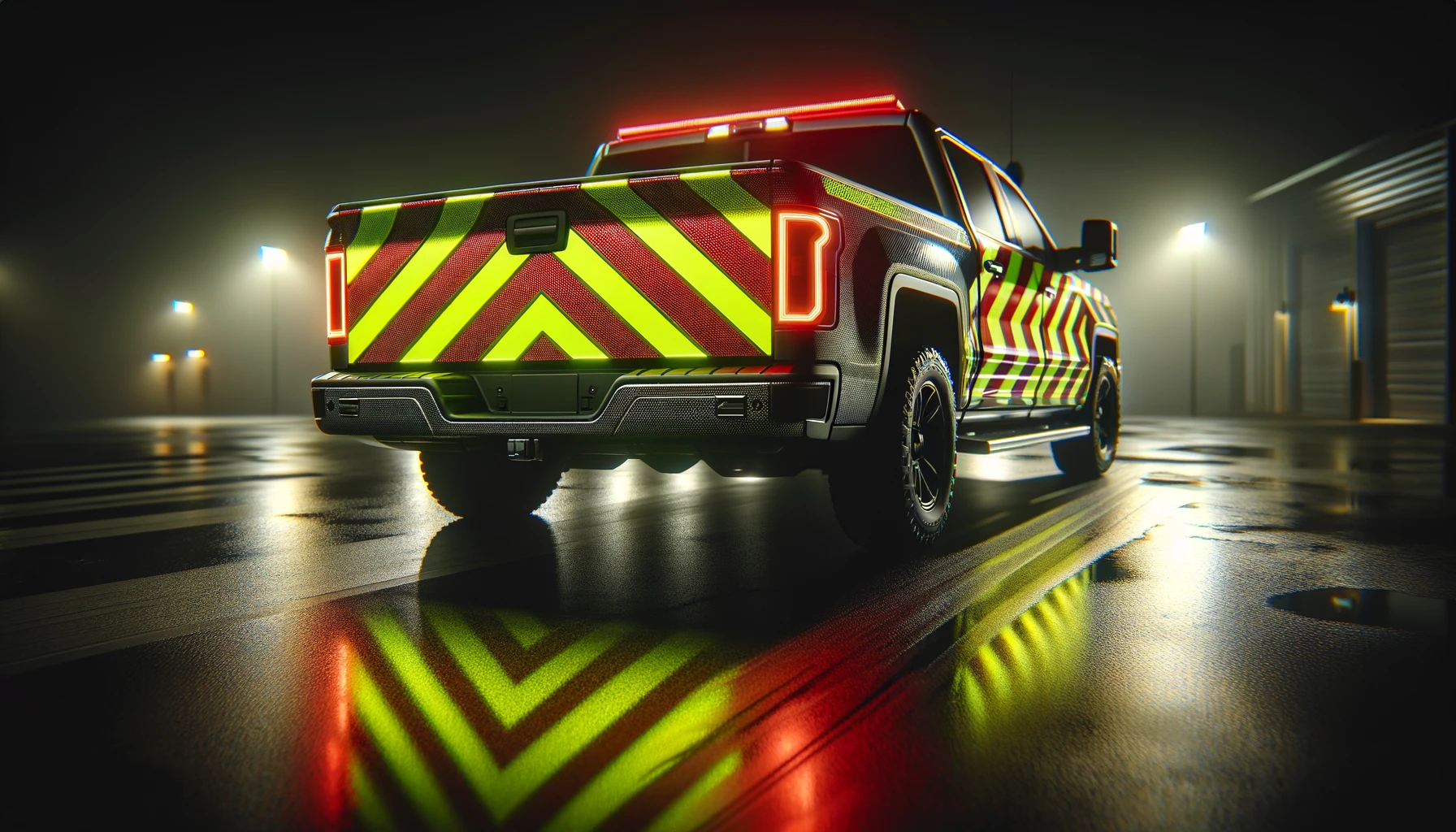 reflective chevron panel accident reduction