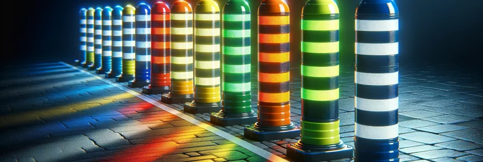 uses for different color reflective tapes