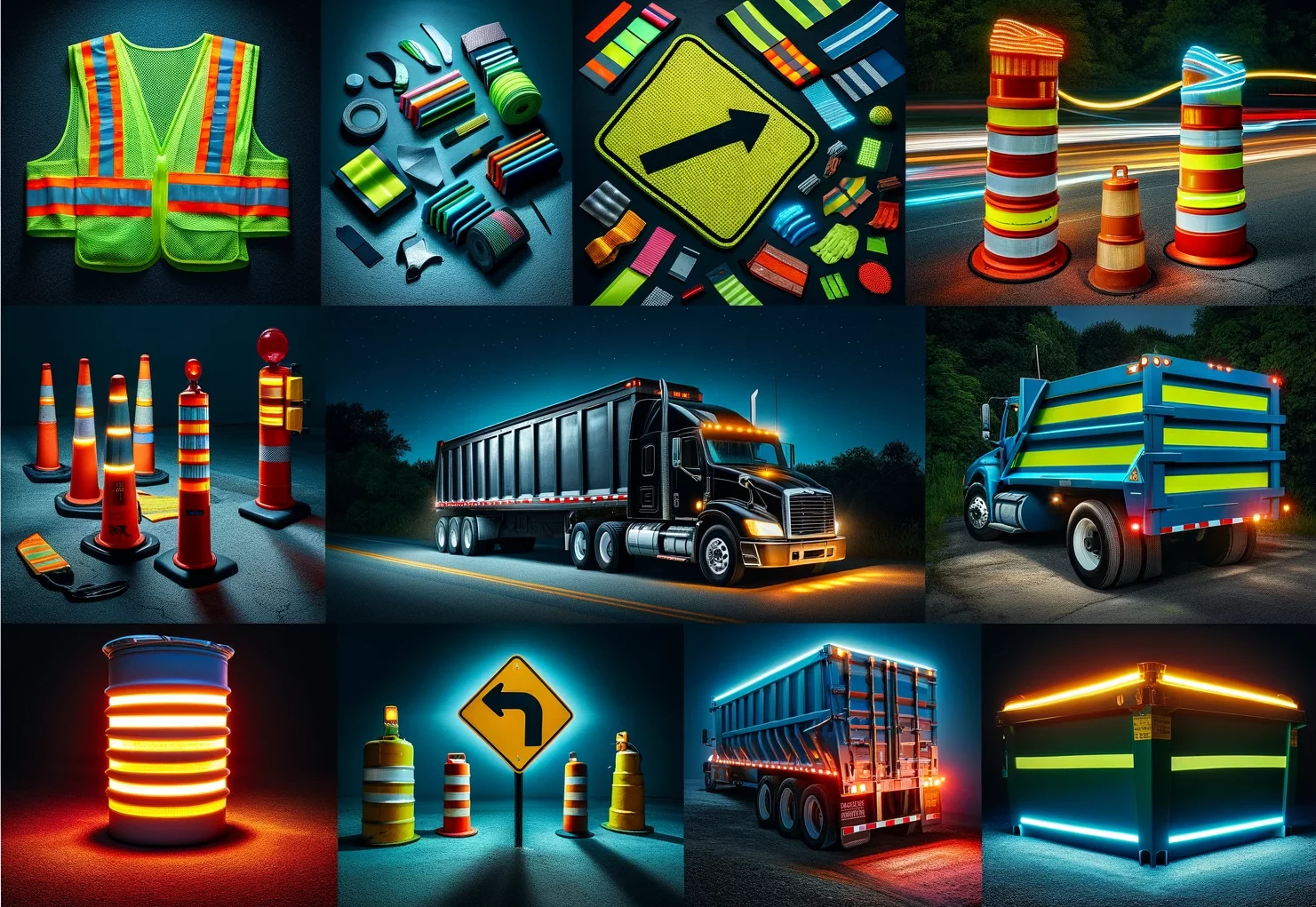 how far can you see reflective tape