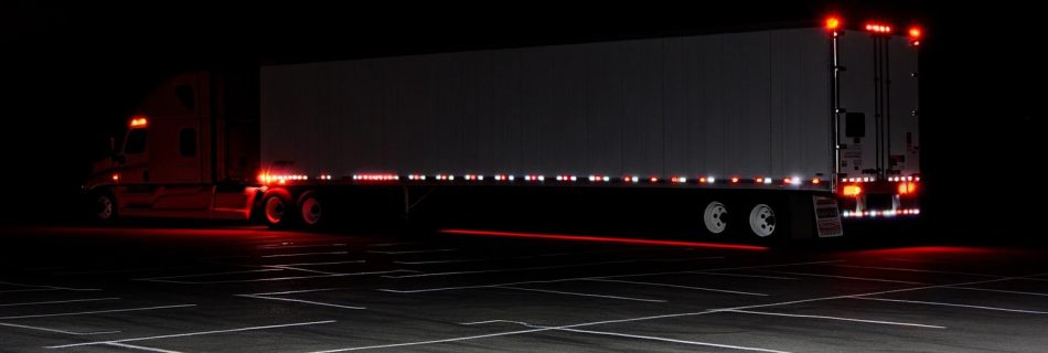 dot fmcsa truck reflective tape night parking lot