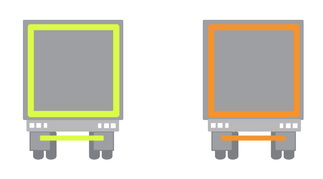 contour reflective markings