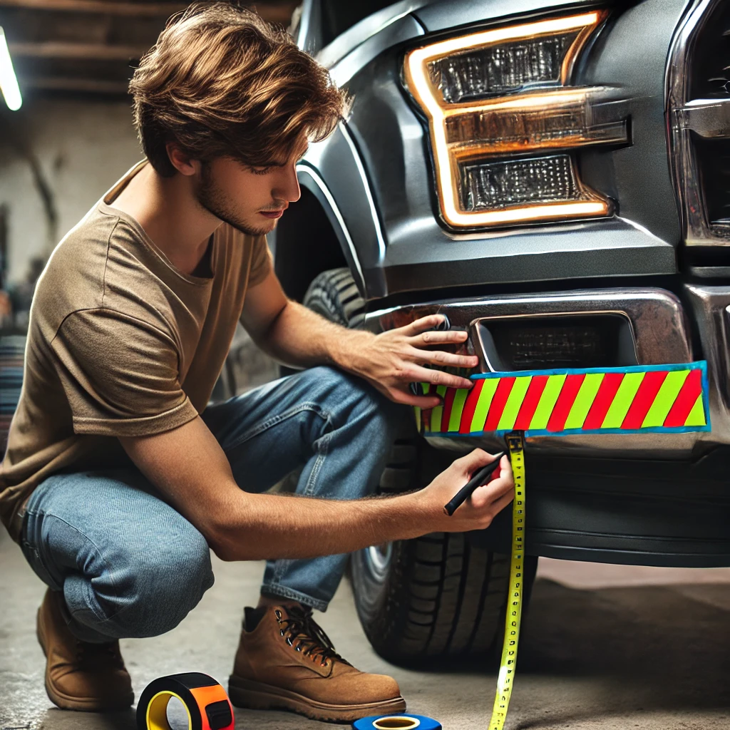 reflective tape for vehicle car truck bumpers